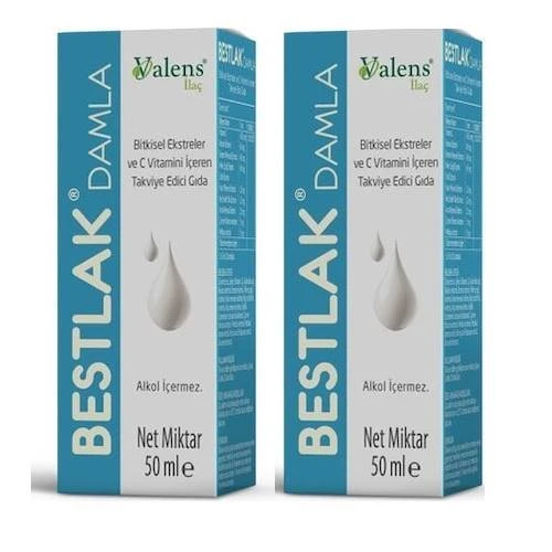 Bestlak Bitkisel Ekstreler İçeren Takviye Edici Gıda 50 ml 2 Adet ürün görseli 1