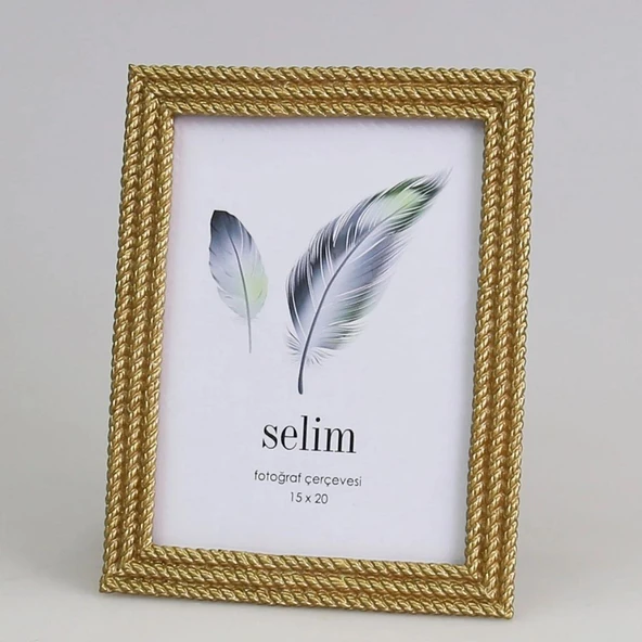 Selim Dekor Elise 15x20 Çerçeve Altın ürün görseli 1
