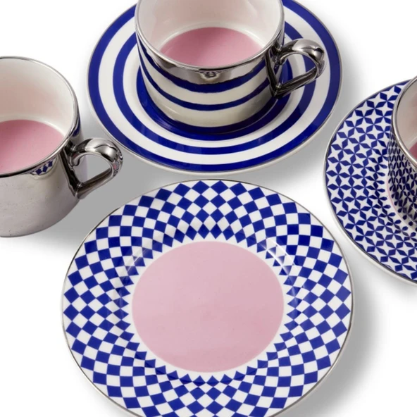 Pols Potten Aunty Tea Cups Set 4 - Resim 3