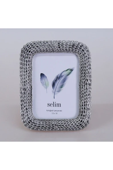 Selim Dekor Chain 13x18 Çerçeve Gümüş - Resim 2