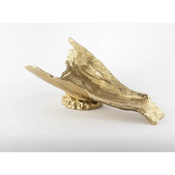 Mikasa Moor Bronz Yaprak Dekor Obje 44x24x21cm ürün görseli 1