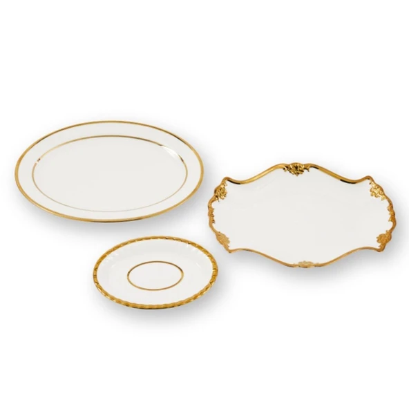 Pols Potten Golden Finds Serving Set ürün görseli 1