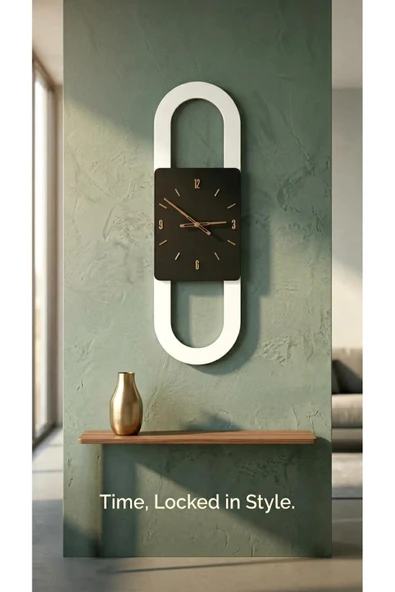 SERENGETI ART BERLİN AHŞAP SALON DUVAR SAATİ PİLLİ (LEDSİZ) QUARTZ ULTRA SESSİZ MEKANİZMA 28 CM X 85 CM ürün görseli 1