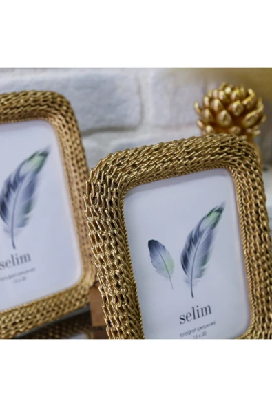 Selim Dekor Chain 15x20 Çerçeve Altın - Resim 5