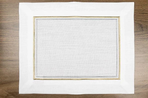 Mikasa Moor Celine GümüşAltın  Amerikan Servisi 6’Iı 40x50 ürün görseli 1