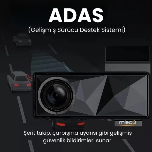 Mieco A11 Ön ve Arka Araç Kamerası Seti - Resim 11