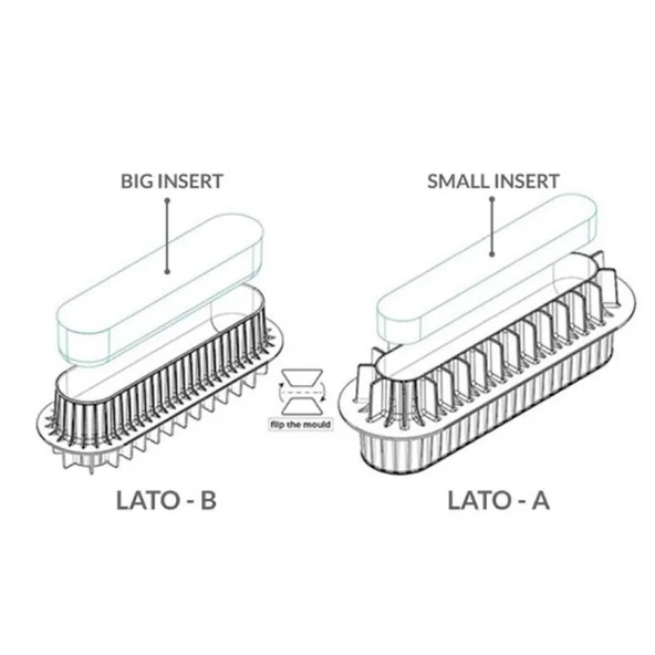 Silikomart Inserto Buche Silikon Pasta Kalıbı - Resim 5
