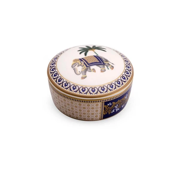 Pozzi Milano Porselen Kapaklı Kutu 10 x 5,5 cm ürün görseli 1