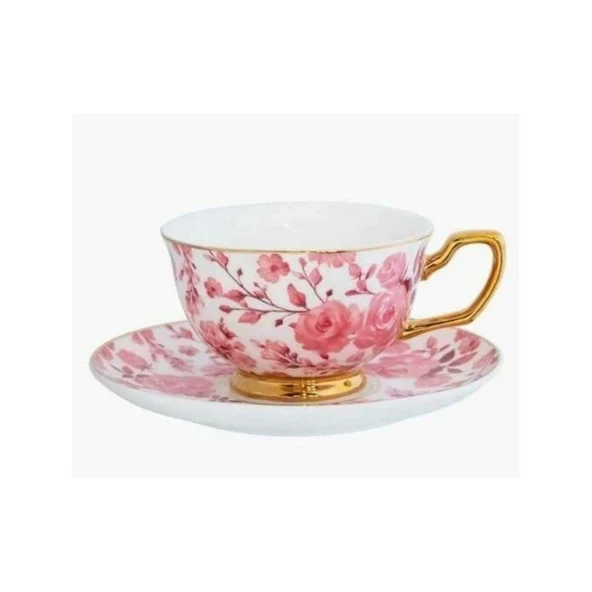 Cristina Re Teacup & Saucer Charlotte Rose ürün görseli 1