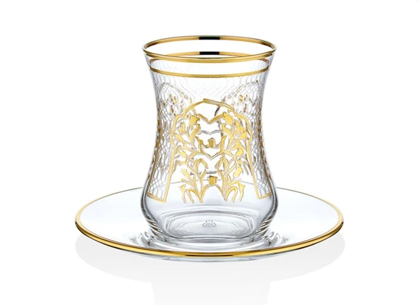 Decorium M00719 Çay Takımı 12 Parça Florance Altın ürün görseli 1