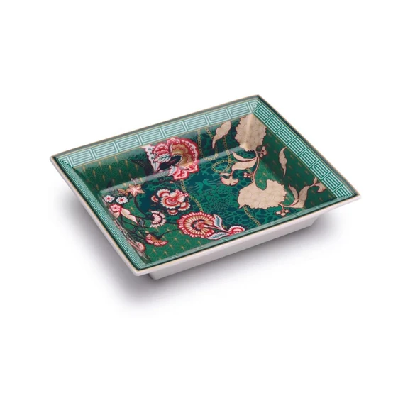 Pozzi Milano Porselen Dekoratif Tabak 19,5 x 15,5 cm ürün görseli 1