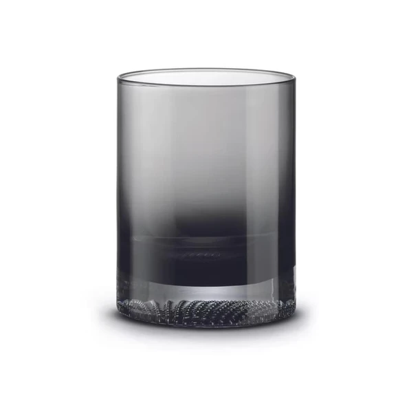 Pozzi Milano Fun Classy  6'lı Cam Su Bardağı Seti 350 ml - Duman Gri ürün görseli 1