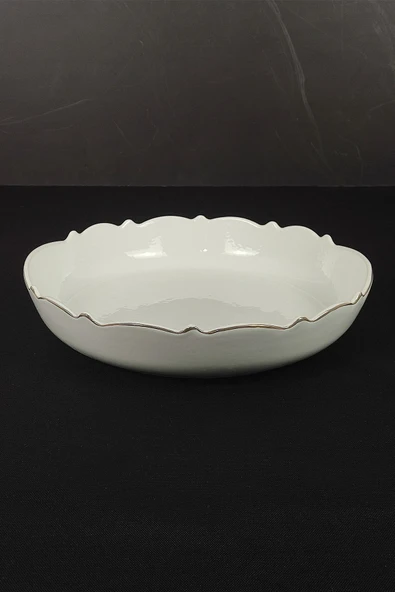 Roy King Wave Yuvarlak Sunum Tabak 32x32x8 ürün görseli 1