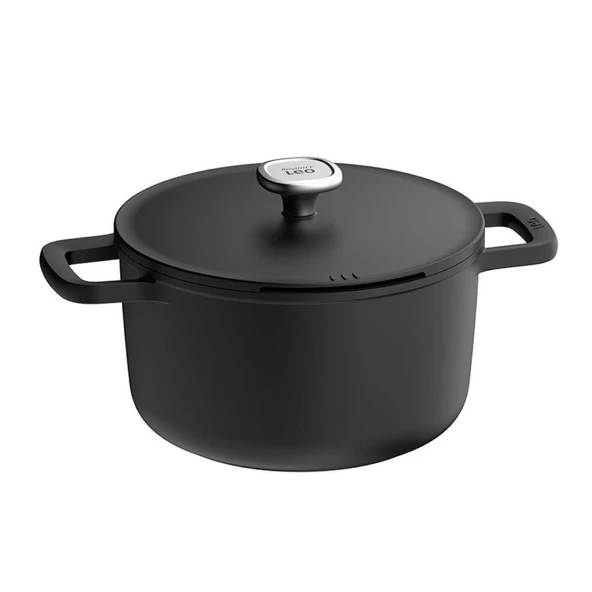 Berghoff Leo Phantom Yapışmaz Kapaklı Derin Tencere 24 cm ürün görseli 1