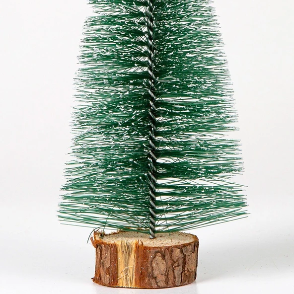 Yılbaşı Ağacı Masa Çamı Yeşil 7x20 Cm. - Resim 4