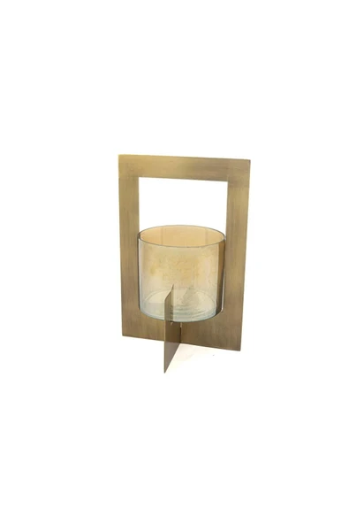 Mikasa Moor Gold Gri Cam Mumluk 21x21x32cm ürün görseli 1