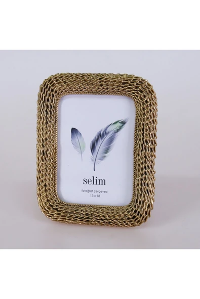 Selim Dekor Chain 13x18 Çerçeve Altın ürün görseli 1