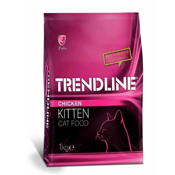 Trendline Kitten Tavuklu 1 kg Yavru Kuru Kedi Maması ürün görseli 1