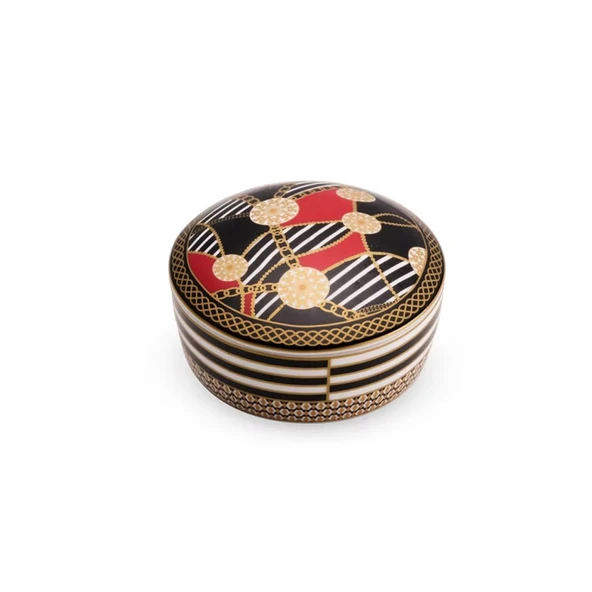 Pozzi Milano Porselen Kapaklı Kutu 10 x 5,5 cm ürün görseli 1