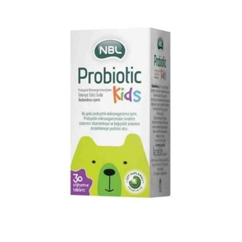 NBL Probiotic Kids 30 Çiğneme Tableti ürün görseli 1
