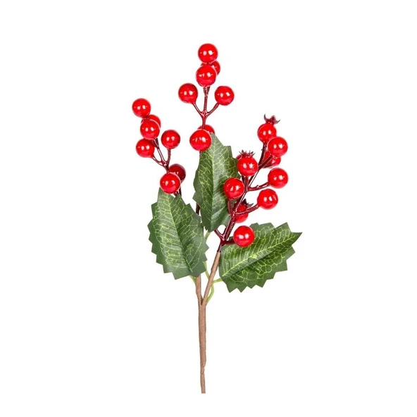Yılbaşı Çiçeği, Pike, Berry, Kırmızı Yeşil ürün görseli 1