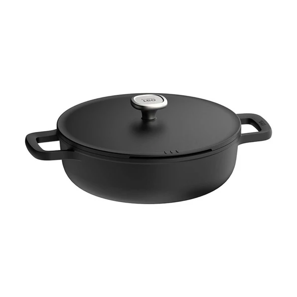 Berghoff Leo Phantom Yapışmaz Kapaklı Sote Tavası 28 cm ürün görseli 1
