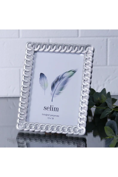 Selim Dekor Ring 13x18 Çerçeve Gümüş - Resim 4