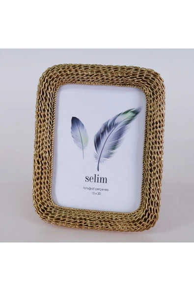 Selim Dekor Chain 15x20 Çerçeve Altın ürün görseli 1