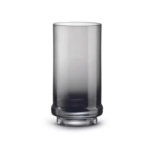 Pozzi Milano Fun Classy 2'li Cam Meşrubat Bardağı Seti 370 ml - Duman Grisi ürün görseli 1