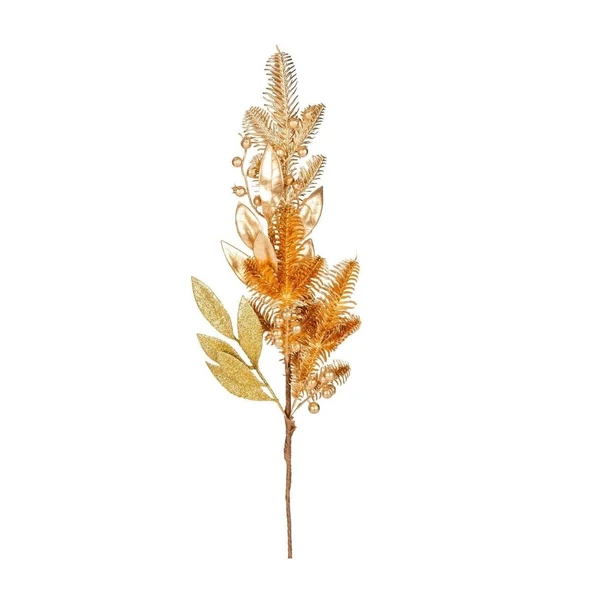 Yılbaşı Süsü Simli Dal Gold 78 Cm. ürün görseli 1