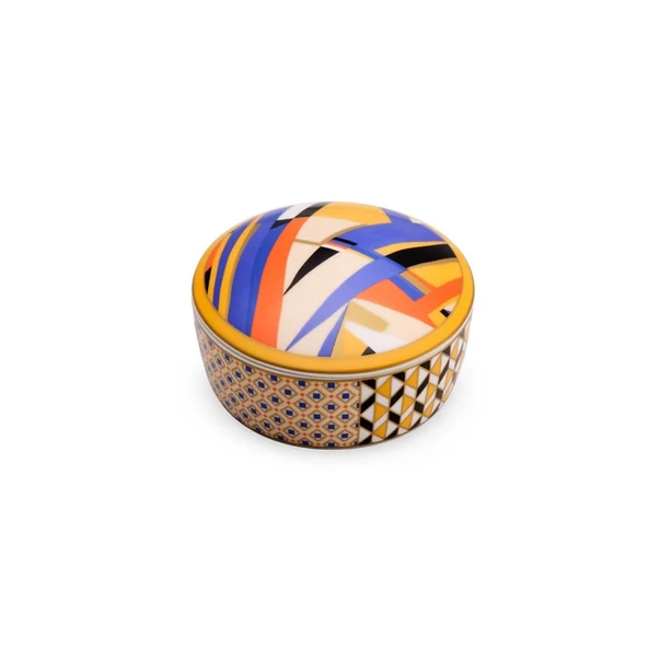 Pozzi Milano Porselen Kapaklı Kutu 10 x 5,5 cm ürün görseli 1