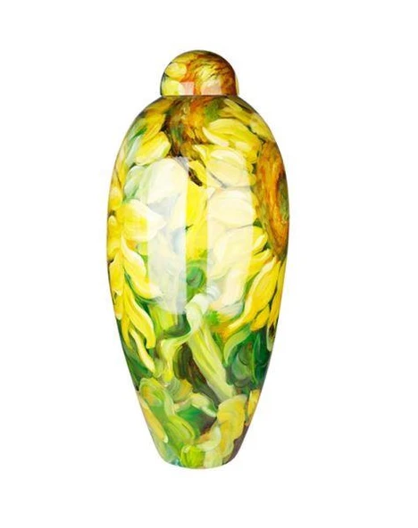 Lucky Art Ayçiçek Desen Kapaklı Küp 76 cm ürün görseli 1