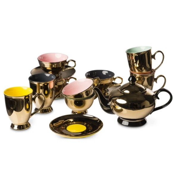 Pols Potten Mugs Legacy- 4'lü Kupa Set - Resim 2