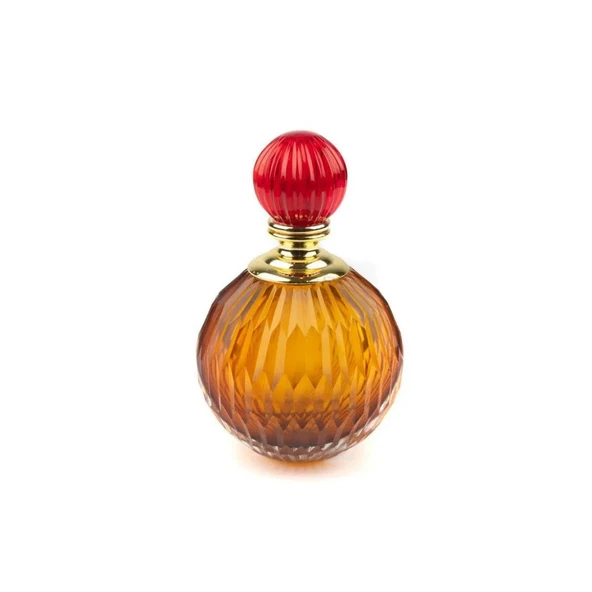 Mikasa Moor Amber Kırmızı Cam Parfüm Şişesi 8 x 13 cm ürün görseli 1