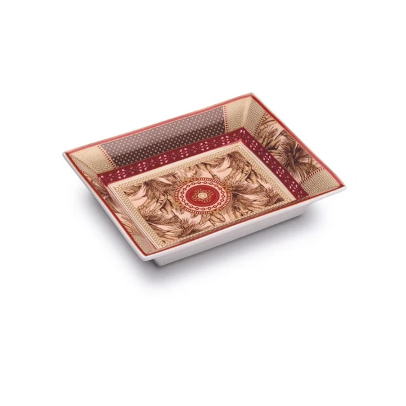 Pozzi Milano Porselen Dekoratif Tabak 19,5 x 15,5 cm ürün görseli 1