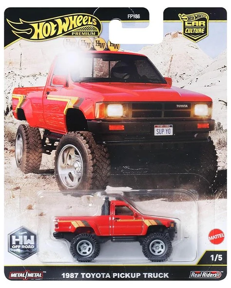 Hot Wheels Premium Car Culture 1987 Toyota Pickup Truck JBK73 ürün görseli 1