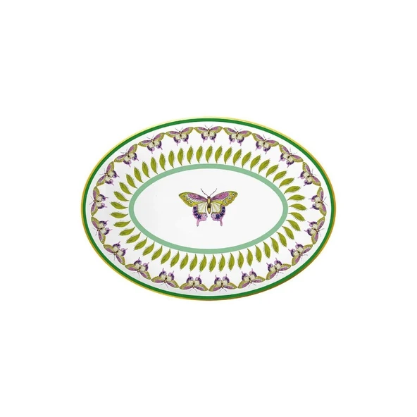 Baci Milano Amazzonia Oval Tabak 31 cm Porselen ürün görseli 1