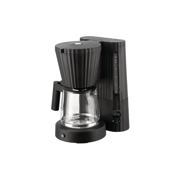 Alessi Plisse Filtre Kahve Makinası Siyah 1,5Lt ürün görseli 1