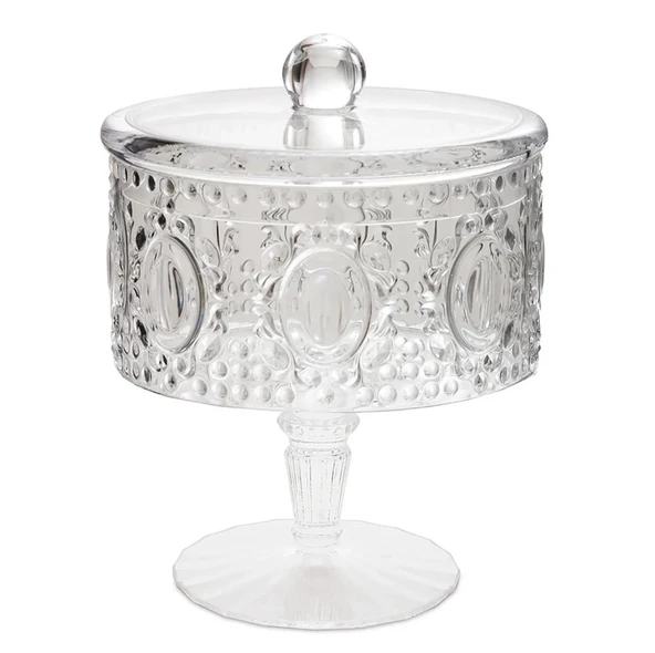 Baci Milano Baroque Rock Cake Mini Şekerlik Şeffaf ürün görseli 1