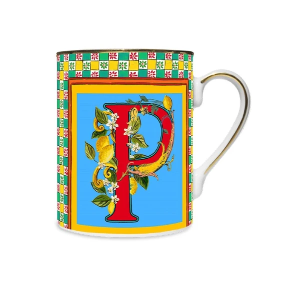 Baci Milano Ortigia P Harfli Mug ürün görseli 1