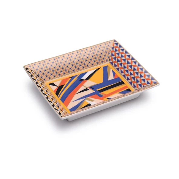 Pozzi Milano Porselen Dekoratif Tabak 19,5 x 15,5 cm ürün görseli 1