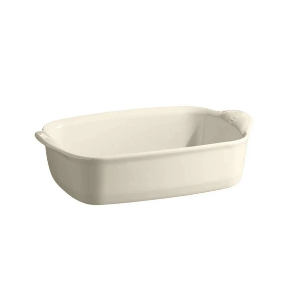 Emile Henry Fırın Kabı Dikdörtgen 22 x14 cm Ekru/Clay-29649 ürün görseli 1