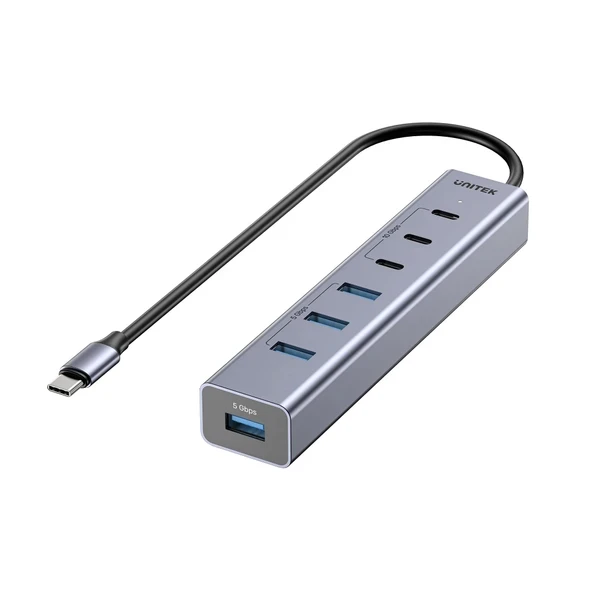 UNITEK UHUB S7+ 7in1 UNIVERSAL USB HUB H1335AGY01-EU ürün görseli 1