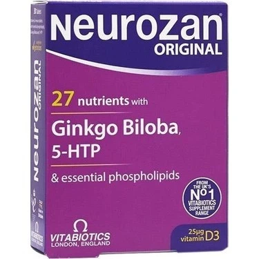 Neurozan Original Takviye Edici Gıda 30 Tablet ürün görseli 1