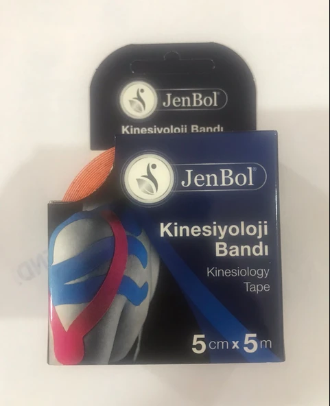 Jenbol Kinesiology Tape Ağrı Bandı 5 cm x 5 m - Turuncu ürün görseli 1