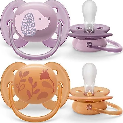 Philips Avent Ultra Soft Yumuşak 2li Emzik 6-18 Ay - SCF091/18 ürün görseli 1