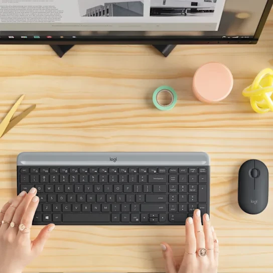 LOGITECH MK470 Q TR İNCE KABLOSUZ SET-S 920-009435 - Resim 2