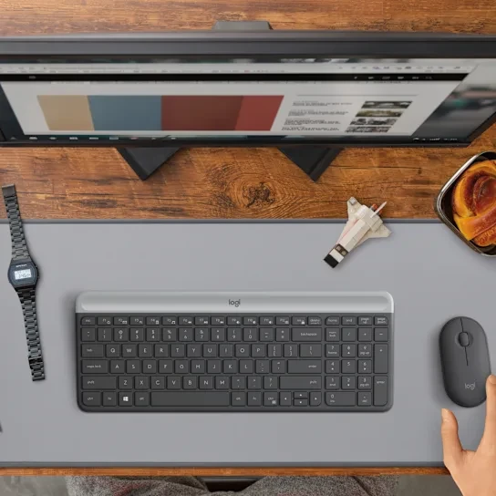 LOGITECH MK470 Q TR İNCE KABLOSUZ SET-S 920-009435 - Resim 5