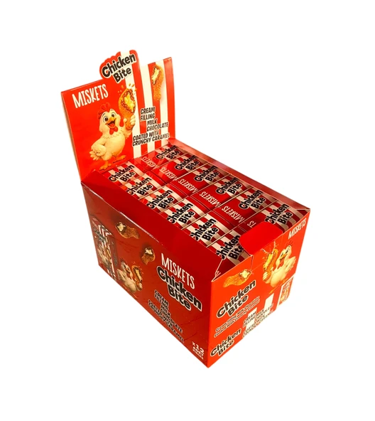 Miskets Chicken Bite Beyaz Çikolatalı Bİsküvi 50 gr 12 Adet ürün görseli 1