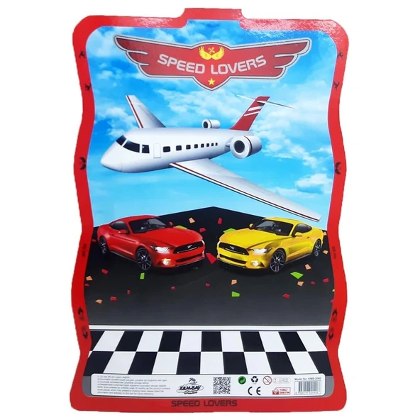 Speed Lover 5'li Oyuncak Arabalar ve Uçak - Resim 2